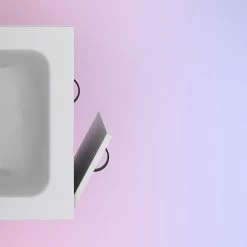 De gros 😀 Amizuva Set ANEKO H.50 x L.50 x P.35, effet blanc brillant 😉 -Accessoires pour la maison Soldes 8414623396655 6