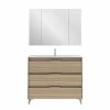 Coupon ❤️ Amizuva Ensemble de meuble, vasque et miroir SUKI avec tris tiroirs H.74 x L.100 x P.46 , effet noyer sablé 🎉 2 Coupon ❤️ Amizuva Ensemble de meuble, vasque et miroir SUKI avec tris tiroirs H.74 x L.100 x P.46 , effet noyer sablé 🎉 -Accessoires pour la maison Soldes 8414623500298 1