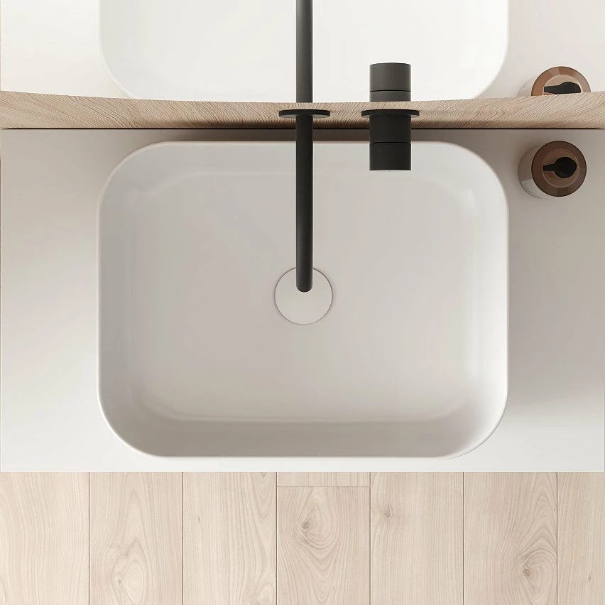 Meilleure affaire 🤩 Amizuva Meuble simple vasque NIWA TOP avec un tiroir et un niche H.56,5 x L.80 x P.46 , effet blanc brillant | Il comprend la vasque en céramique ⌛ 5 Meilleure affaire 🤩 Amizuva Meuble simple vasque NIWA TOP avec un tiroir et un niche H.56,5 x L.80 x P.46 , effet blanc brillant | Il comprend la vasque en céramique ⌛ – Image 3