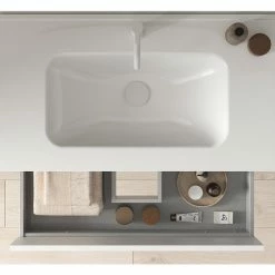 Bon marché 😍 Amizuva Meuble double vasque KEIKO avec quatre tiroirs H.56,5 x L.120 x P.46 , effet blanc brillant | Il comprend la vasque en céramique 👏 10 Bon marché 😍 Amizuva Meuble double vasque KEIKO avec quatre tiroirs H.56,5 x L.120 x P.46 , effet blanc brillant | Il comprend la vasque en céramique 👏 -Accessoires pour la maison Soldes 8414623502346 3 3